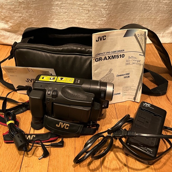 JVC Cameras, Photo & Video Jvc Graxn5 Video Vhsc Camcorder Bundle